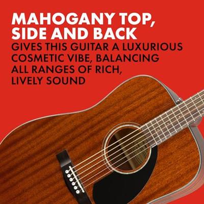 Fender Classic Design CD-60S All Mahogany akoestische westerngitaar - thumbnail