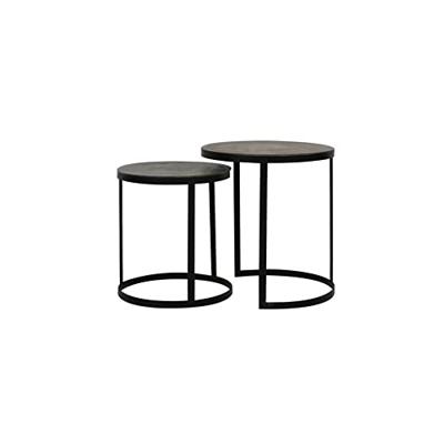 Light & Living Bijzettafel 'Trelo' Set van 2 stuks, kleur Antiek Brons Light & Living Bijzettafel 'Trelo' Set van 2 stuks, kleur Antiek Brons