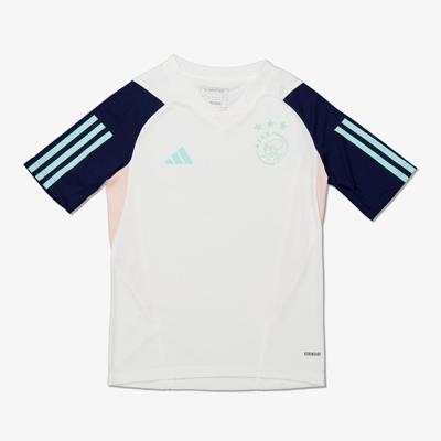 Ajax Trainingsshirt Junior Wit 2023/2024 - Maat 152 - Kleur: WitBlauwRoze | Soccerfanshop