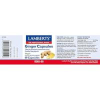 Lamberts Gember Vegacapsules - thumbnail