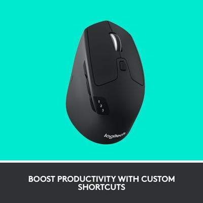 Logitech M720 Triathlon muis zwart