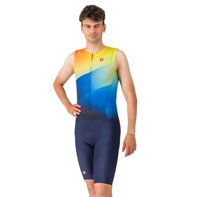 Castelli free sanremo 3 suit sleeveless multicolor heren XXL Castelli free sanremo 3 suit sleeveless multicolor heren XXL