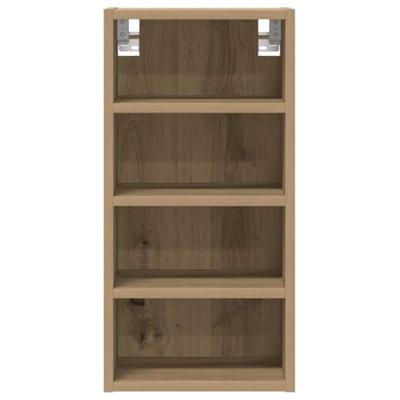 Hangkast Riga 30x29,5x60 cm bewerkt hout artisanaal eikenkleur