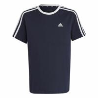 T-Shirt met Korte Mouwen Adidas 3S Badge of Sport Zwart - Maat: 9-10 Jaar - thumbnail