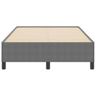 Bedframe Lichtgrijs 120 x 190 cm Katoenen stof