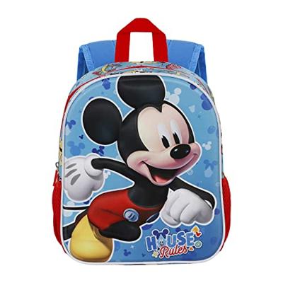 3D-schoolrugzak Mickey Mouse Karactermania Blauw 26 x 11 x 31 cm 3D-schoolrugzak Mickey Mouse Karactermania Blauw 26 x 11 x 31 cm