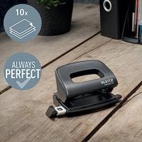 Leitz NeXXt Recycle Mini perforator, 10 blad, blauw - thumbnail