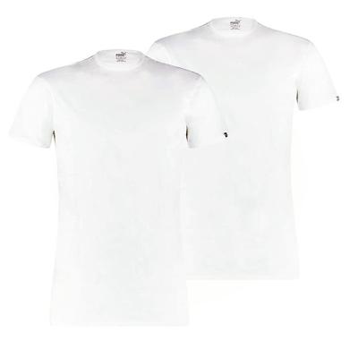 Ondershirts heren 2-pack basic - ronde hals - Slim fit heren T-shirt katoen