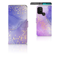 Hoesje voor Motorola Moto G10 | G20 | G30 Watercolor Paars - thumbnail