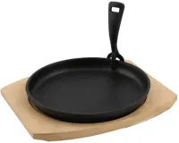 Barbecook Grillpan m/onderlegger gietijzer - thumbnail