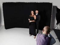 Manfrotto LL LB7625 Panoramic Background 400cm Cover black - thumbnail