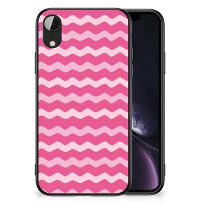 Apple iPhone XR Back Case Waves Pink