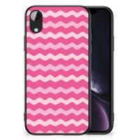 Apple iPhone XR Back Case Waves Pink - thumbnail