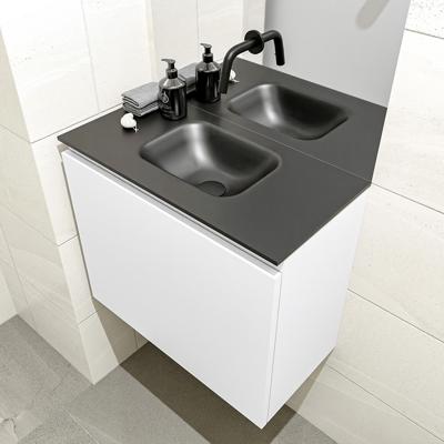 MONDIAZ OLAN 60cm toiletmeubel talc. LEX wastafel urban midden geen kraangat