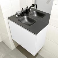 MONDIAZ OLAN 60cm toiletmeubel talc. LEX wastafel urban midden geen kraangat - thumbnail