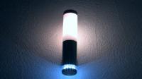 Brilliant Bole G96131/82 Buitenlamp met bewegingsmelder (wand) Halogeen E27 60 W RVS - thumbnail