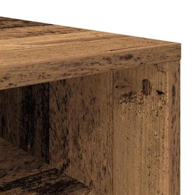 Schoenenrek 54x34x100,5 cm bewerkt hout oud houtkleurig