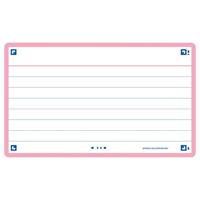 Flashcard Oxford 2.0 75x125mm 80 vel 250gr lijn roze - thumbnail