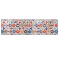 Vloerkleed wasbaar anti-slip 80x300 cm meerkleurig - thumbnail
