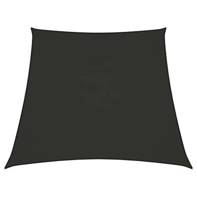 VidaXL Zonnezeil trapezium 3/5x4 m oxford stof antracietkleurig