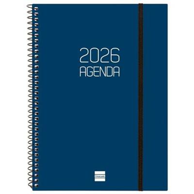 Agenda Finocam OPAQUE Blauw A5 15,5 x 21,2 cm 2026