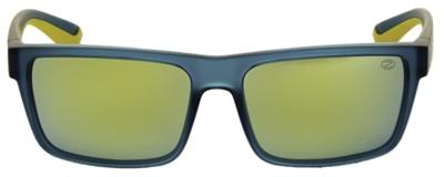 Ozzie sportzonnebril unisex blauw/geel Ozzie sportzonnebril unisex blauw/geel