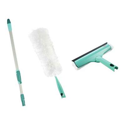 Leifheit 45555 Droog en Nat 3in1 Raamreiniging Set Groen