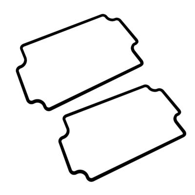 Hammond Electronics 1550Z106GASKET Afdichting Silicone Zwart (l x b x h) 115 x 65 x 2 mm 2 stuk(s)