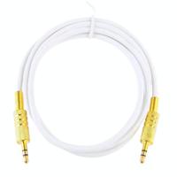 Duronic Vergulde AUX-IN 24k Gouden input Kabel 3.5mm naar 3.5mm plug voor iPod, iPhone 3G, 3GS, mp3 spelers en auto radio's (Lengte: 3 meter) - thumbnail