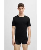 Hugo Boss T-shirt O-hals Classic 3-pack zwart - thumbnail