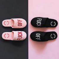 Fuck Off Sloffen - Zwart - thumbnail