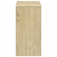 Wandtafel SAUDA 89,5x36,5x73 cm massief grenenhout eikenkleurig - thumbnail