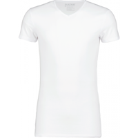 Slater T-Shirt Stretch Extra Long Fit V-Neck (two pack) White - thumbnail