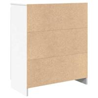 Dressoir met lade 71x35x84 cm spaanplaat wit - thumbnail