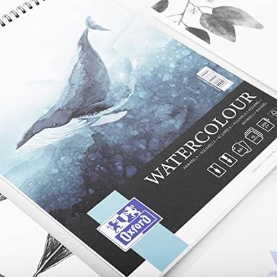 Oxford aquarelblok spiraal A4, 10 vel, 300 g/m²