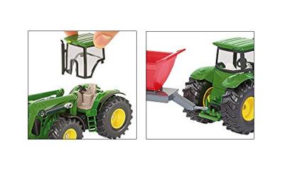 Siku 1982 John Deere met voorlader 1:50 - thumbnail