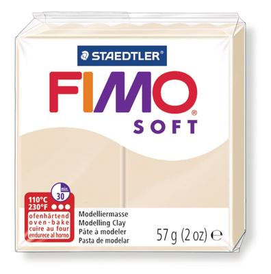 Boetseerklei fimo soft 57 g sahara