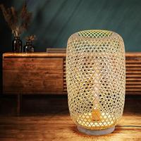 Globo Rotan vloerlampMirena 55cm hoog - 15367S - thumbnail