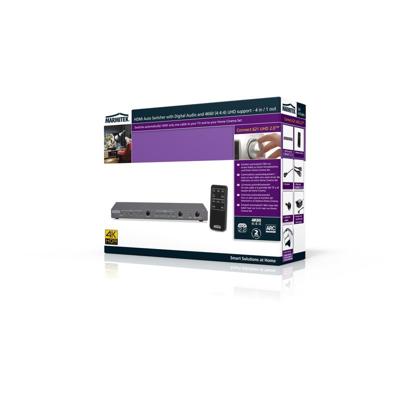 Marmitek CONNECT 621 UHD 2.0 TV accessoire Zwart