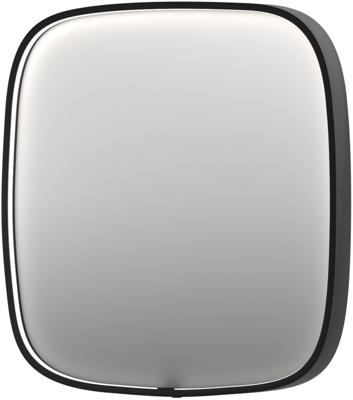 Ben Sandro Spiegel 60x4x60 cm Geborsteld Metal Black Ben Sandro Spiegel 60x4x60 cm Geborsteld Metal Black