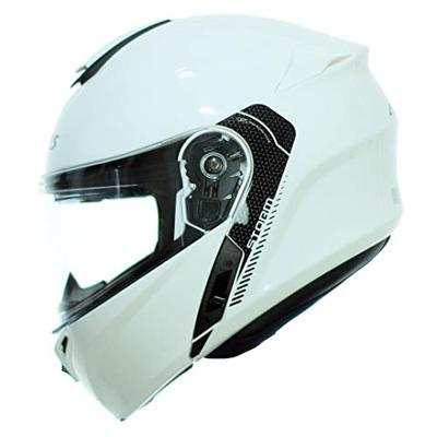 Axxis Helm storm solid glans wit m