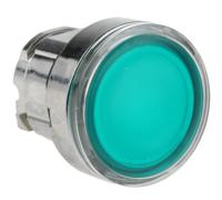 Schneider Electric ZB4BH033 ZB4BH033 (Ø) 22 mm Zonder markering Chroom, Groen 1 stuk(s) - thumbnail