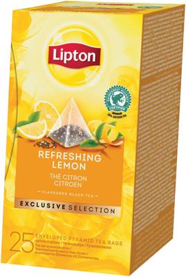 Lipton thee Exclusive Selection, Citroen, doos van 25 zakjes
