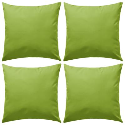 VidaXL Buitenkussens 45x45 cm appeltjesgroen 4 st