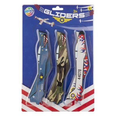 Creative Craft Group Vliegtuigjes foam, set van 3