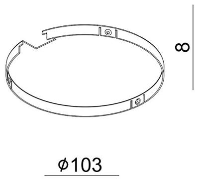 Deko Light 930396 Afdekking IP20 Zwart