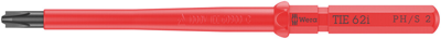 Wera Kraftform Kompakt VDE 62 i PH/S # 2 x 157 mm TIE Elektronica Plus/minus Verwisselbare kling 2 mm