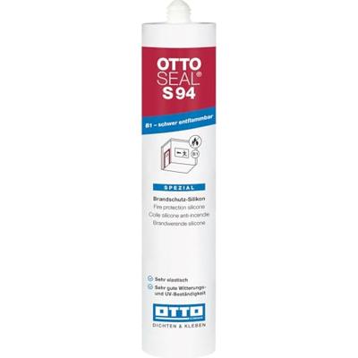 Ottoseal S94 brandwerende siliconenkit 310ml - Grijs C02