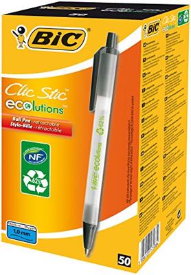 Bic balpen ECOlutions Clic Stic zwart