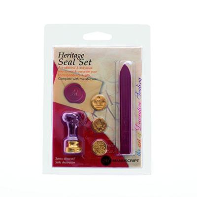 Creativ Company Zegel set, kroon, bloem, franse lelie, d 18 mm, 1 set